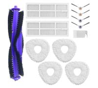 DispRA Compatible con Kit de Accesorios Piezas compatibles con Robot Aspirador Narwal Freo, 1 Cepillo Principal, 2 filtros, 4 cepillos, 4 fregonas y 1 Herramienta