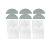 DispRA Compatible con XIMI Robot Aspirador S20/D106, repuestos de aspiradora, Cepillo Lateral de Rodillo, Filtro Hepa, paño de mopa, Trapos, Accesorios(Set 5)