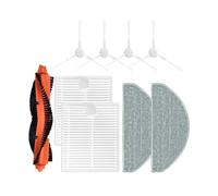 DispRA Compatible con XIMI Robot Aspirador S20/D106, repuestos de aspiradora, Cepillo Lateral de Rodillo, Filtro Hepa, paño de mopa, Trapos, Accesorios(Set 1)