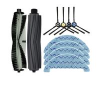 DispRA Repuestos compatibles con aspiradora Robot ILIFE L100 / A10S / A80 Plus, Accesorios, Cepillo Lateral Principal, mopa, paño de Trapo.(Set D)