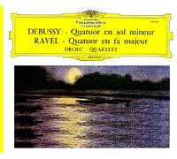 [Disque 33 T Vinyle] Debussy, quatuor en sol mineur, Ravel, Quatuor en fa majeur, Drolc - Quartett, Deutsche Grammophon Gesselshaft (139369)