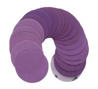 Disque De Ponçage - Disques Abrasifs Ronds | Plaquettes De Ponçage | Approvisionnement Durable 60 Piezas Accesorio Pour Perceuse Polissage Bois Peinture Finition Automobile Travail Du Bois