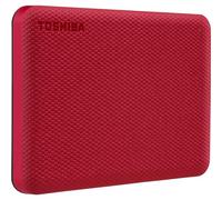 Disque dur externe - TOSHIBA - Canvio Advance - 2 To - Rouge