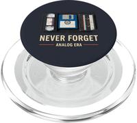 Disquete de Casete VHS Retro de los 80 y 90 de Never Forget PopSockets PopGrip para MagSafe