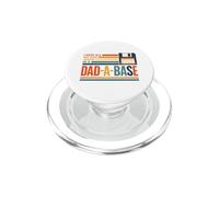 Disquete Retro Divertido con Texto en inglés I Keep Dad Jokes in A Dad-A-Base PopSockets PopGrip para MagSafe
