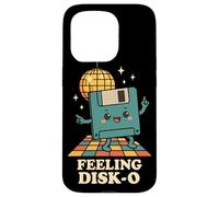 Disquete Retro Kawaii Retro Tech Joke 80s 90s Dance Disco Carcasa para iPhone 15 Pro