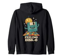 Disquete Retro Kawaii Retro Tech Joke 80s 90s Dance Disco Sudadera con Capucha