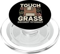 Disquete Retro Touch Grass Disconnect para conectar PopSockets PopGrip para MagSafe