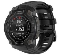 Disscool Correas de repuesto ajustables de 22 mm compatibles con Garmin Instinct 3 de 45 mm, cómoda muñeca de silicona con correa de liberación rápida, accesorios de reloj inteligente (negro), 26mm