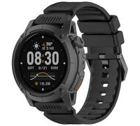 Disscool Pulseras ajustables de repuesto compatibles con COROS NOMAD cómoda muñeca de silicona con correa de liberación rápida, accesorios de reloj inteligente (24 mm/negro)