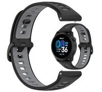 Disscool Pulseras ajustables de repuesto compatibles con COROS PACE 4/PACE 3/APEX 2 Pro/APEX 46 mm, muñeca de silicona suave con correa de liberación rápida, accesorios de reloj inteligente (negro +