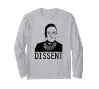 Dissent Ruth Bader Ginsburg RBG Icono Feminista Memes Manga Larga