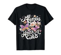 Disseny Fun. Me tenéis hasta el coño, Día de la Madre Camiseta, Hombre, Negro, L