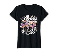Disseny Fun. Me tenéis hasta el coño, Día de la Madre Camiseta, Mujer, Negro, M
