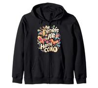 Disseny Fun. Me tenéis hasta el coño, Día de la Madre Sudadera con Capucha