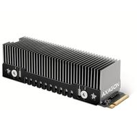 Dissipador de calor AXAGON CLR-M2XT passivo - M.2 SSD, 80mm SSD, ALU body, height 24mm