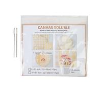 Dissolvable Embroidery Film - Water Soluble Stabilizer For Knitting And Stitching | Premium PVA Material With Soft Finish, Embroidery Template Sheet, For Sewing, Crafts, Fabric Projects