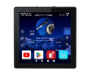 dissot Mini sistema Android 10.0 de 8 ohmios, WiFi, Bluetooth, estéreo, 2 x 25 W, estéreo, música de fondo, amplificador de pared, fácil de instalar, fácil de usar, color negro