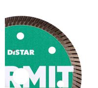 Distar Disco de corte de diamante Termit, 76 mm, disco turbo para gres porcelánico y cerámica, 76 x 10 mm para amoladora angular inalámbrica, extrafino de 1,0 mm para cortes sin astillas, calidad