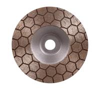 Distar NECTAR Disco abrasivo de diamante de 45 mm, grano 100, para cerámica, gres porcelánico y porcelana, accesorios para amoladora angular, lijado preciso de azulejos sin roturas