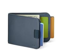 Distil Union Wally Bifold 5.0 con MagLock | Cartera de Cuero con Clip para Dinero y MagLock | Billetera Delgada y Minimalista, Azul Marino, Talla única, versión 5.0