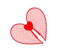 Distinctive Heart-shaped Accent: Heart Wings highlight heart-shaped butte