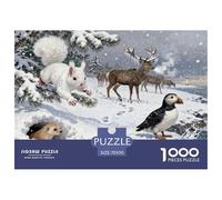Distinctive Scottish Animals Puzzle De Madera Impermeable DIY Puzzles De 1000 Piezas Regalos para Adultos Desafiante Y Estimulante Rompecabezas Juegos Desafiantes