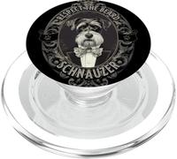 Distinguido Schnauzer Vintage Barbudo Caballero PopSockets PopGrip para MagSafe
