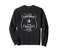 Distintivo Defender la Policía Sudadera