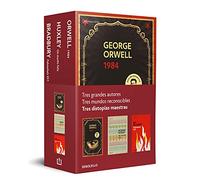 Distopías maestras (pack con: 1984 de Orwell | Un mundo feliz de Huxley | Fahrenheit 451 de Bradbury) (Contemporánea)