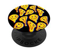 Distored Acid Techno Smileys House Rave DJ Club Synth PopSockets PopGrip Intercambiable