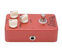 Distorsión Pedalbritish Rock P Distorsión Pedal de Metal Rojo Oscuro Monoblock British Monoblock Efecto de Guitarra Ped Verdadero Bypass de Unle Interno para