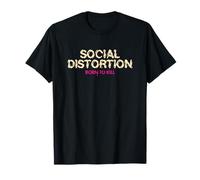 Distorsión Social Oficial Nacida para Matar a Skelly Camiseta