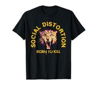 Distorsión Social Oficial Nacida para Matar Camiseta