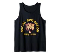 Distorsión Social Oficial Nacida para Matar Camiseta sin Mangas