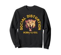 Distorsión Social Oficial Nacida para Matar Sudadera