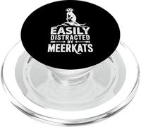 Distracted by Meerkats Funny Suricata PopSockets PopGrip para MagSafe