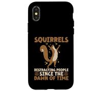 Distraer a la Gente Desde los albores del Tiempo Ardilla Carcasa para iPhone X/XS