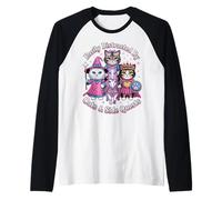 Distraída por los Gatos y Las misiones secundarias, Linda Princesa Unicornio Camiseta Manga Raglan