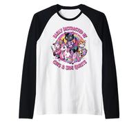 Distraídas por los Gatos y Las misiones secundarias, Lindas heroínas, Gatos, Gamer Girls Camiseta Manga Raglan