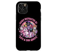 Distraídas por los Gatos y Las misiones secundarias, Lindas heroínas, Gatos, Gamer Girls Carcasa para iPhone 11 Pro
