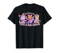 Distraído por Gatos y misiones secundarias Cat Hero Dragon Princess Camiseta