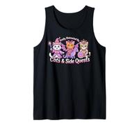 Distraído por Gatos y misiones secundarias Cat Hero Dragon Princess Camiseta sin Mangas