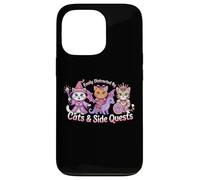 Distraído por Gatos y misiones secundarias Cat Hero Dragon Princess Carcasa para iPhone 13 Pro