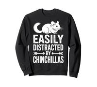 Distraído por Las Chinchillas Chinchilla Divertida Sudadera