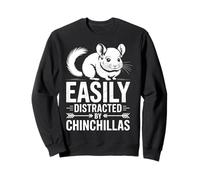 Distraído por Las Chinchillas Chinchilla Divertida Sudadera