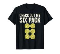 Distred Athletic Check out My Six Pack Funny Pickleball Camiseta