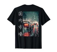 Distress JDM Drift Race Cars Mercado Nacional de Japón (en la Parte Posterior) Camiseta
