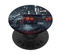 Distress JDM Drift Race Cars Tokio Street Racing Escena Nocturna PopSockets PopGrip Adhesivo