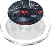Distress JDM Drift Race Cars Tokio Street Racing Escena Nocturna PopSockets PopGrip para MagSafe